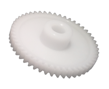 Spur gear DS made of Plastic M90-44, module 0.5, 48 teeth, bore 5