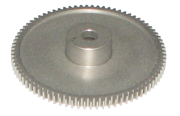 Spur gear LS made of Steel S45C, module 0.5, 80 teeth, bore 4