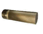 Pinion Shaft RWB made of Brass Ms58, module 0.5, 46 teeth