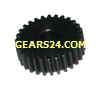Spur gear SSA made of Steel S45C, module 1, 28 teeth, bore Ø8