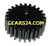 Spur gear SSA made of Steel S45C, module 2, 24 teeth, bore Ø12