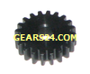 Spur gear SSAY made of Steel S45C, module 1, 20 teeth, bore Ø6