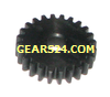 Spur gear SSAY made of Steel S45C, module 1, 24 teeth, bore Ø6